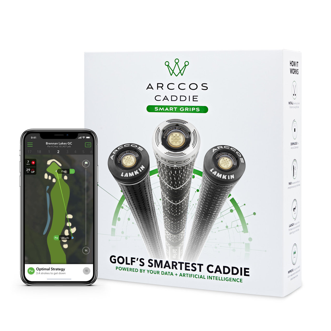 Arccos Golf Pride Tour Velvet Midsize Caddie Smart Grips