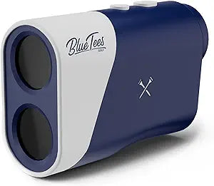 Blue Tees Golf Series 1 Sport Golf Rangefinder with Slope - 650 Yards Range Finder, 6X Magnification Laser Rangefinder, Advanced Flag Pole Locking with Pulse Vibration