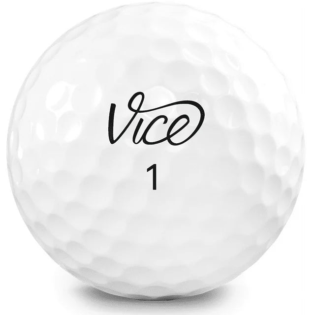 Vice Golf Pro Plus White Golf Ball - 1 Dozen