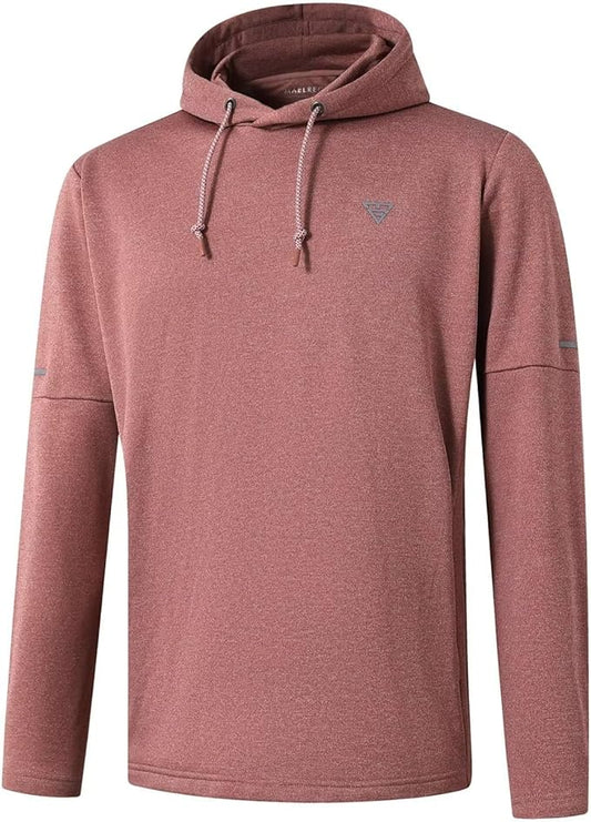 M MAELREG Hoodies for Men Golf Fleece Hooded Sweatshirts Dry Fit Athletic Lightweight Casual Midlayer Mens Hoodies Pullover