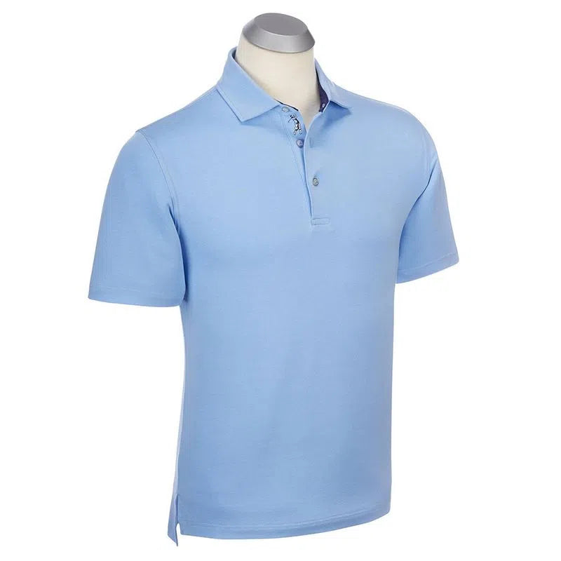 Bobby Jones eFX Performance Cotton Solid Short Sleeve Polo