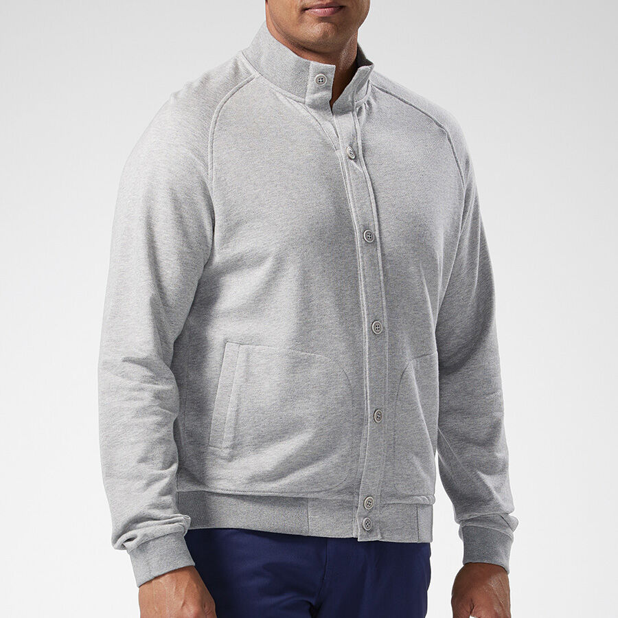 TaylorMade | Peter Millar  Baldwin Button Front Knit Jacket