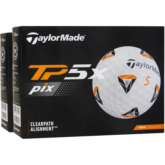 Taylor Made TP5x PIX 2.0 Golf Balls - Double Dozen