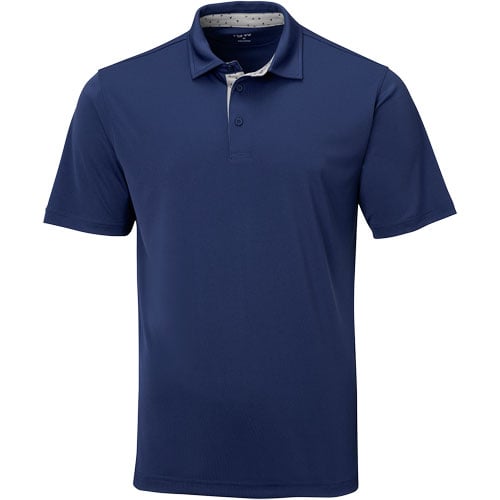 TGW Men's Collar Trim Solid Golf Polo