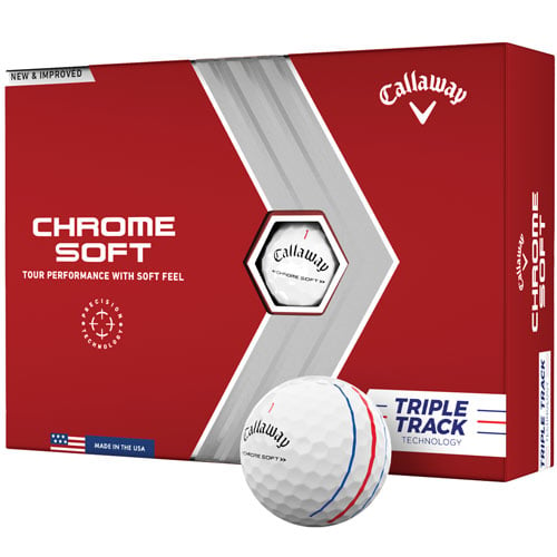 Callaway 2022 Chrome Soft Triple Track Golf Ball