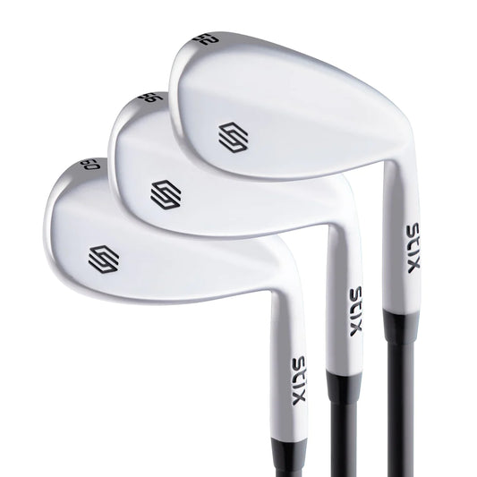 Stix Golf Wedge Set (52°, 56°, 60°) - Silver